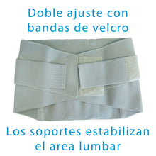 Cargar imagen en el visor de la galería, Faja Sacrolumbar Rigida Beige